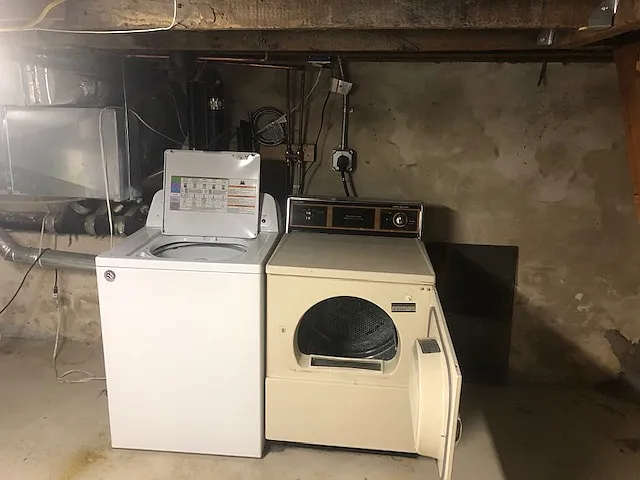 washer and dryer