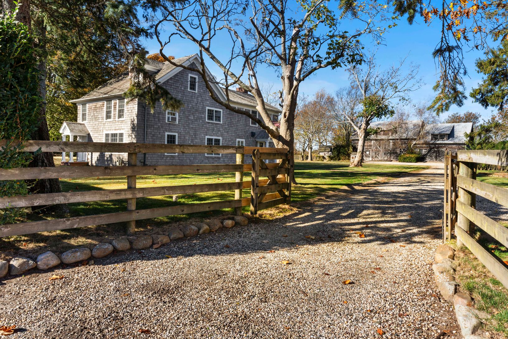 Gated Entrance to Property