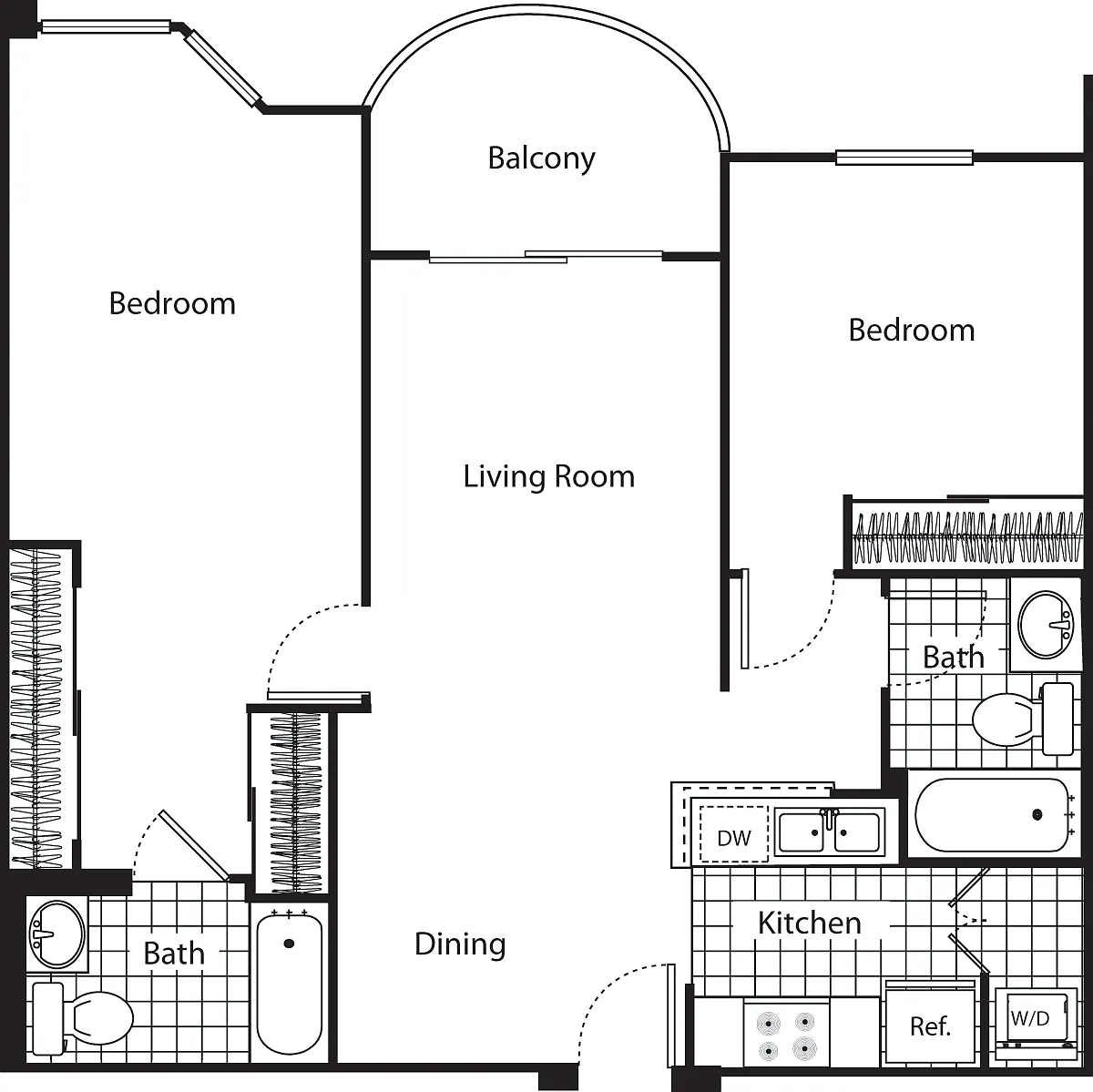 Floor plan 2B