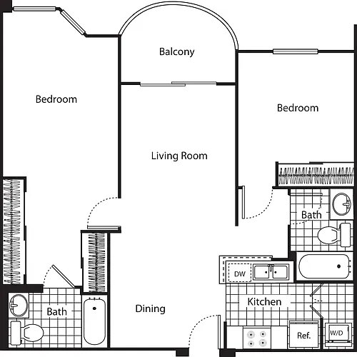 Floor plan 2B