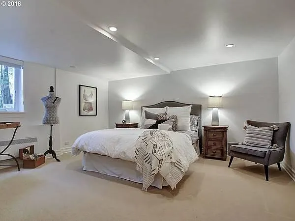 Large fourth bedroom on lower level