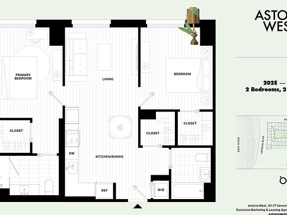 2nd image of 30-77 Vernon Blvd #202E