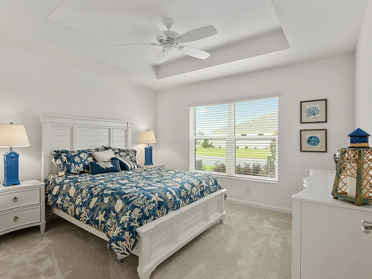 Bedroom 3 with queen bed and attached bath