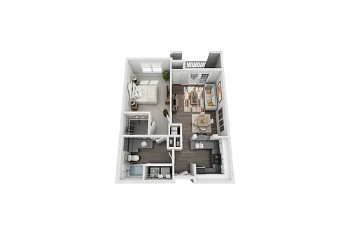 Floor plan 1BR