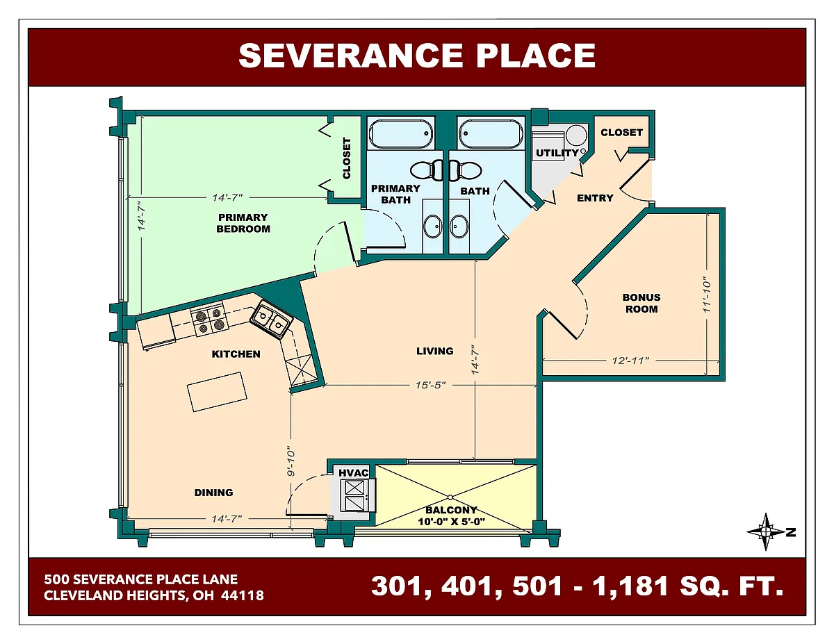 Floor plan 301 401 501