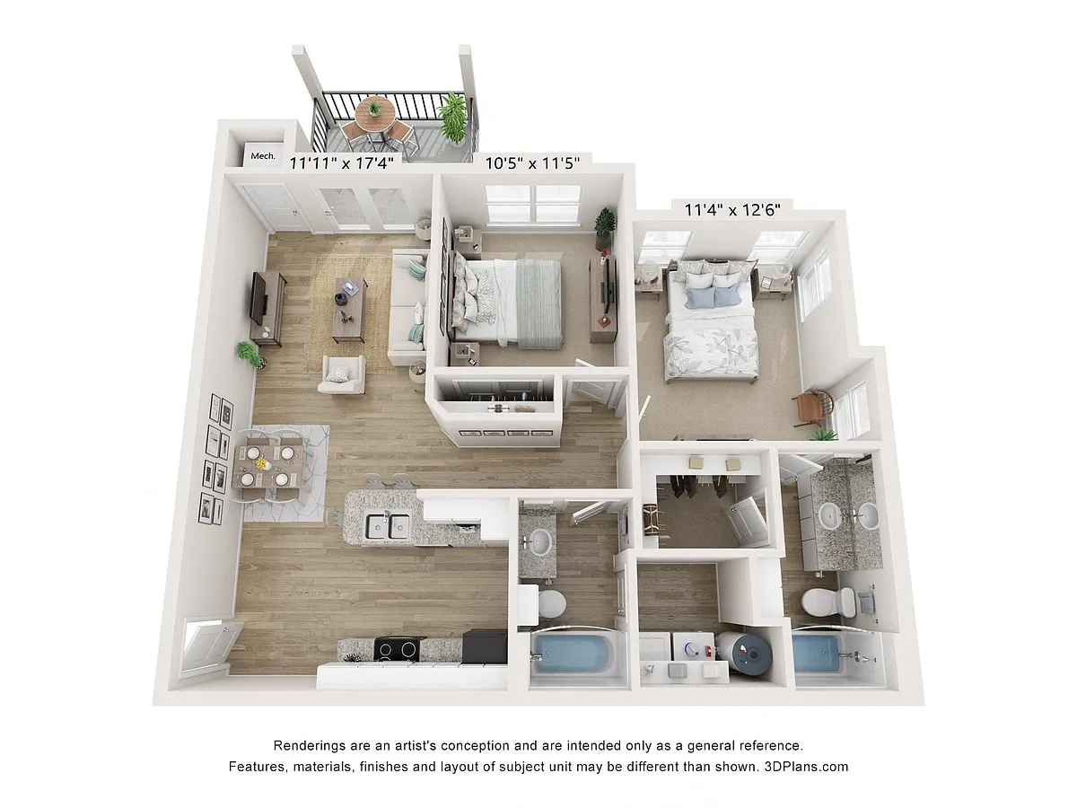 Floor plan B1