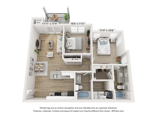 Floor plan B1