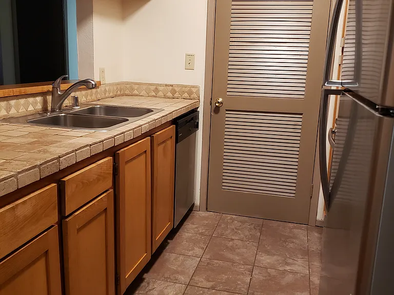 Galley-style kitchen makes cooking a breeze!