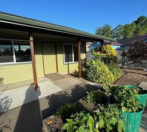 This is the front door of the available unit.