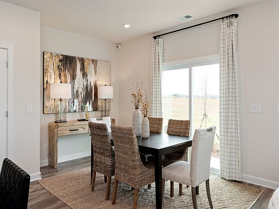 Lennon floorplan as modeled at Morgan Hills in Albemarle, NC.