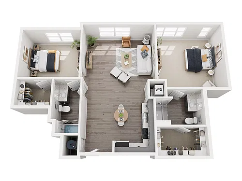 Floor plan 2D1