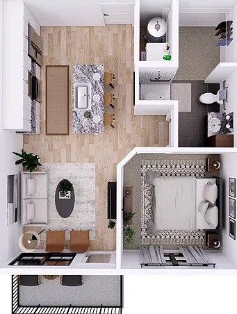 Thomas-1B Floorplan Thomas-1B Floorplan