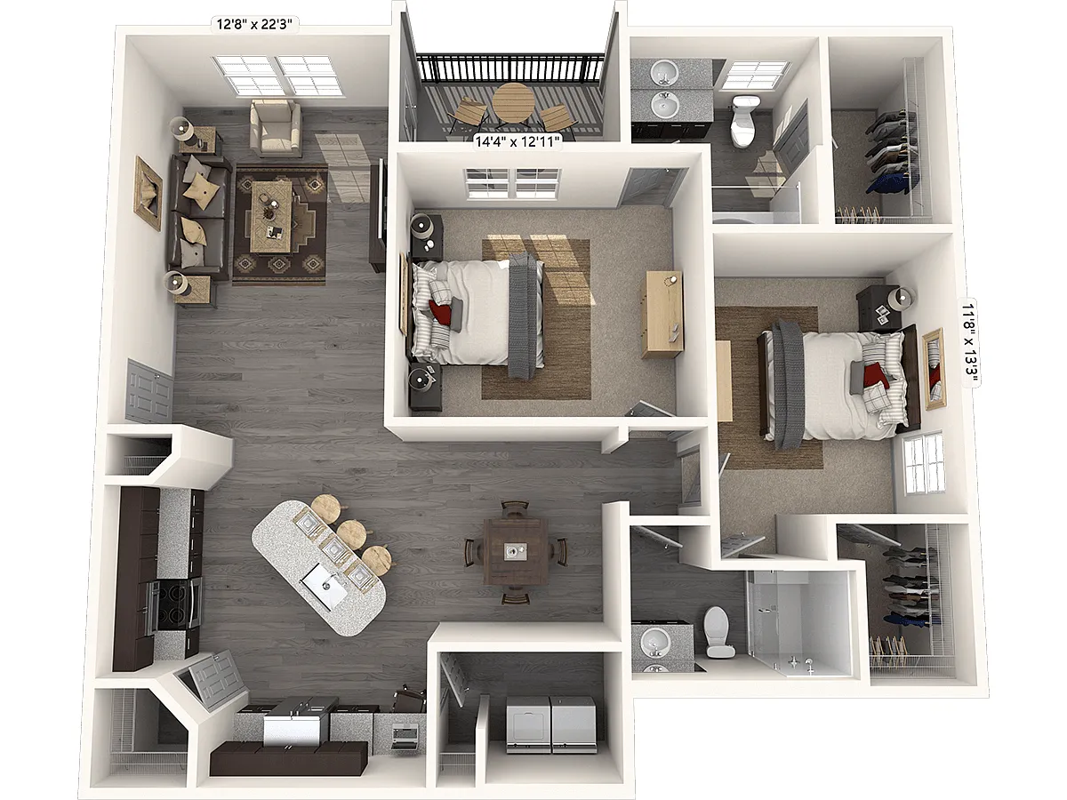 Floor plan B1X