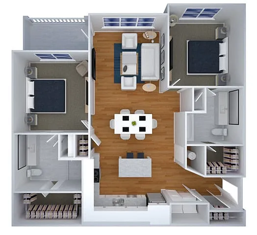 Floor plan B2-G