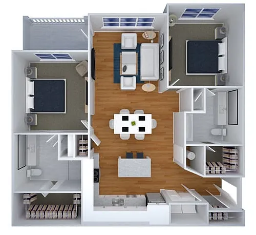 Floor plan B2-G