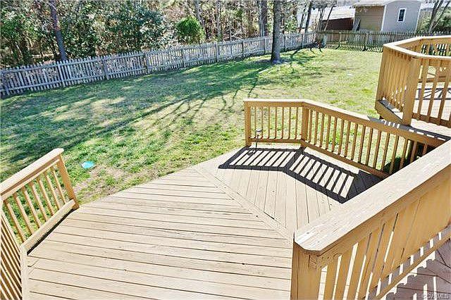 Fenced In Back Yard