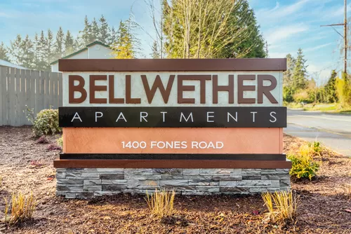 Bellwether Apartments Monument Sign in Olympia, Washington - Bellwether Apartments