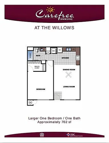 Floor plan 1 Bed
