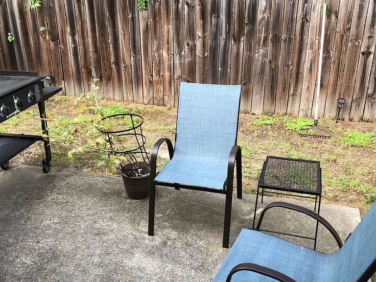 Patio in Backyard