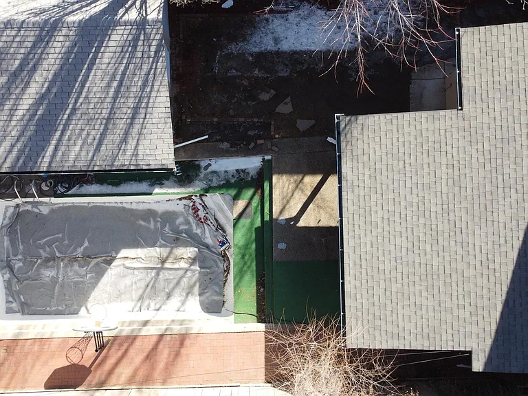 Ariel View of backyard