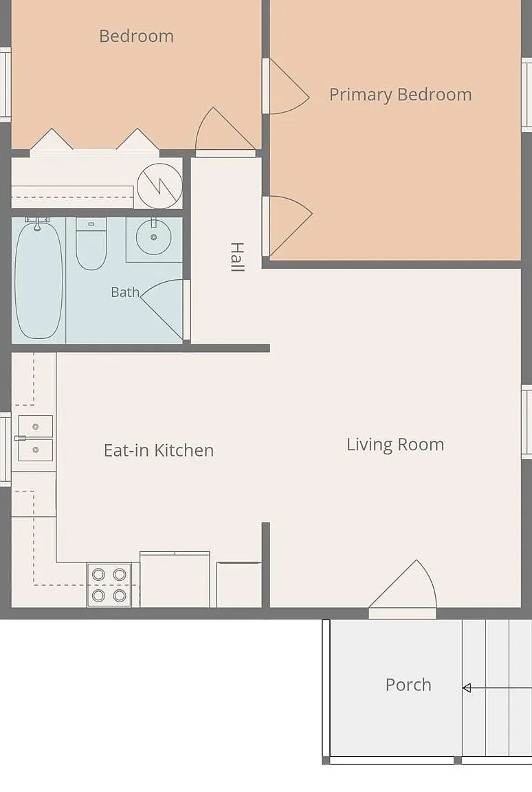 2 bed, 1.0 bath, 768 sqft, $1,500 — Photo 4