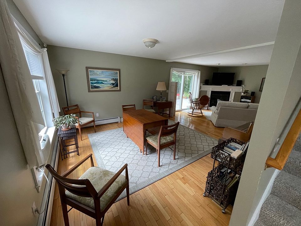 Open concept living and dining room