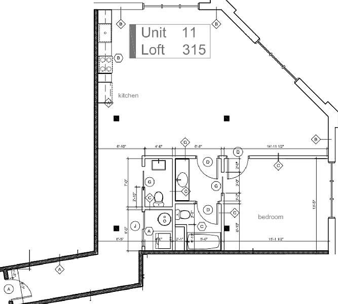 Unit 315 Floor plan