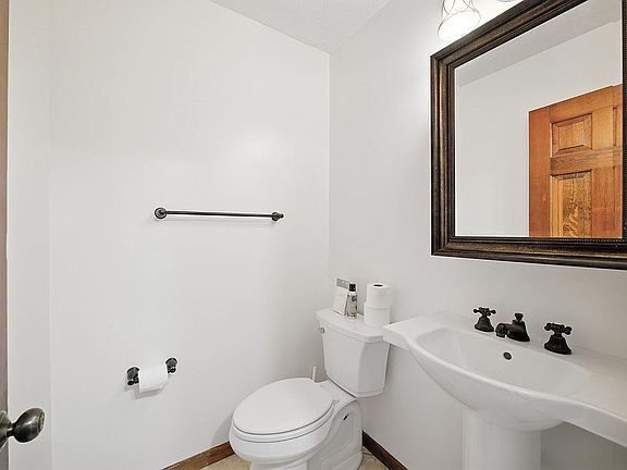 House half bath downstairs