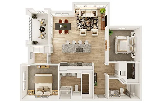 Floor plan B3