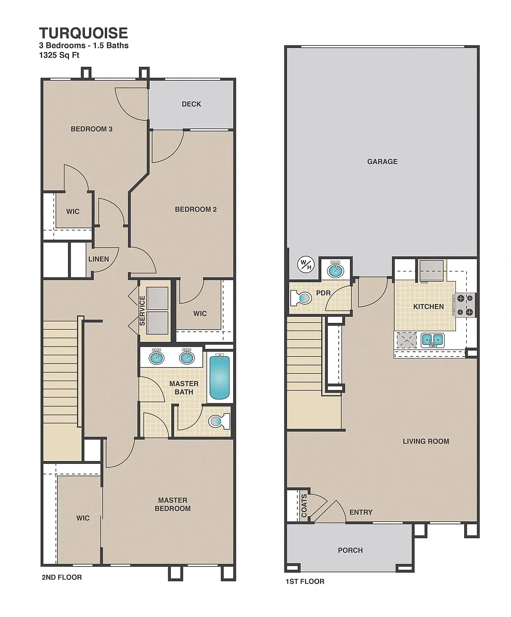 Floor plan Turquoise