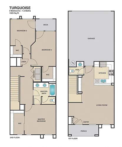 Floor plan Turquoise