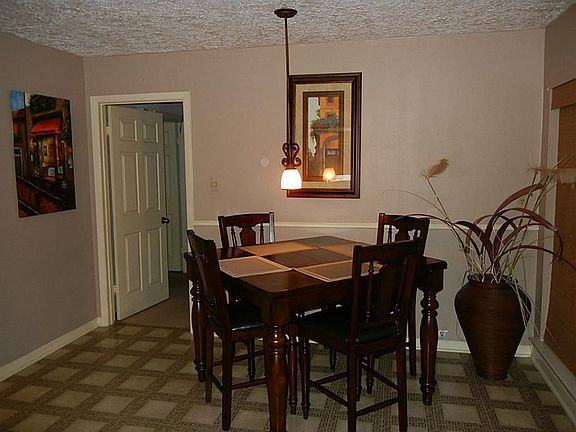 Breakfast area is nice and open.