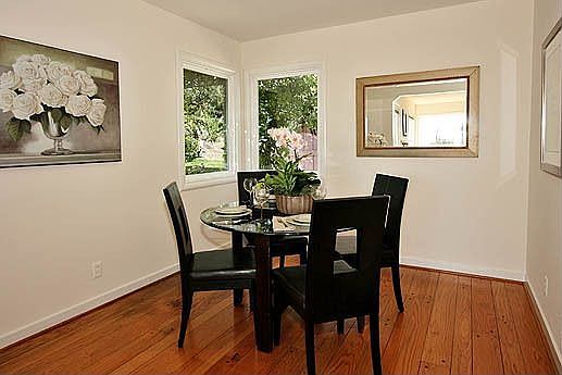 Formal dining room with views to the garden