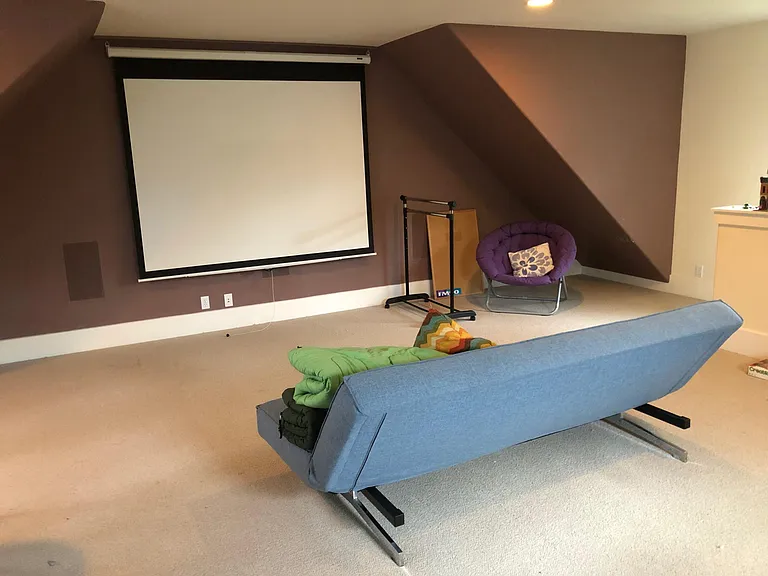 Bonus room over the garage
