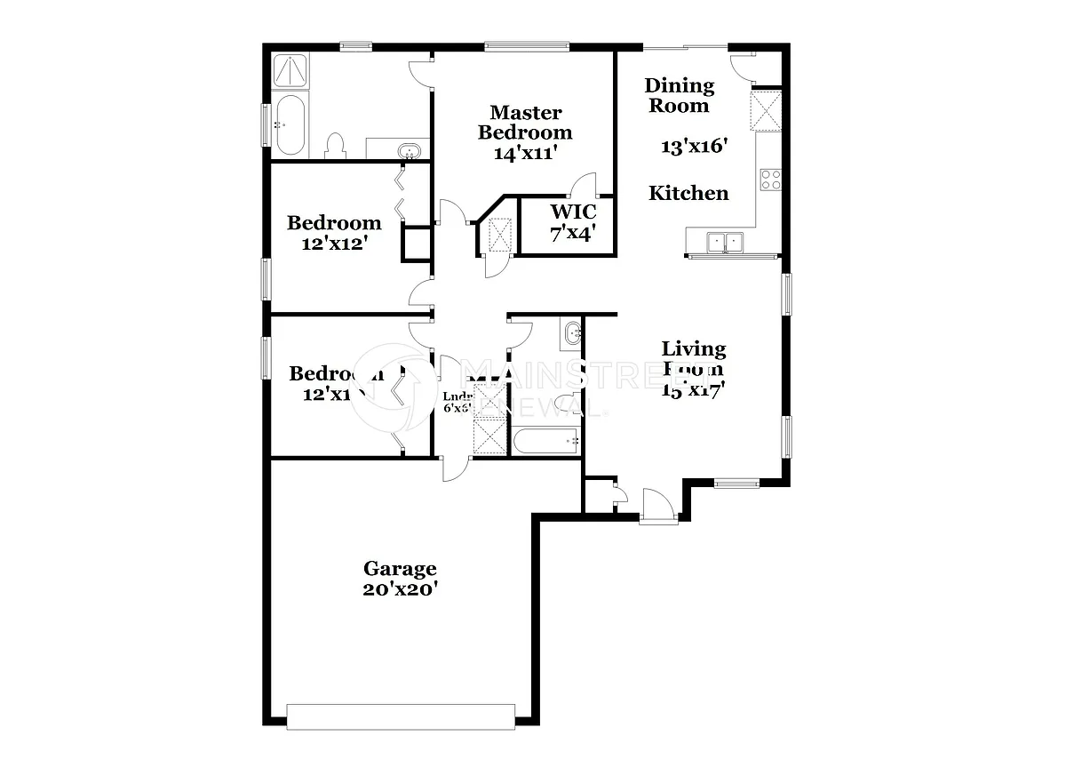 Floor Plan - 1228 Spring Creek Ct