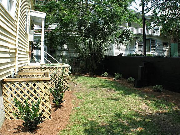 Backyard with room for patio