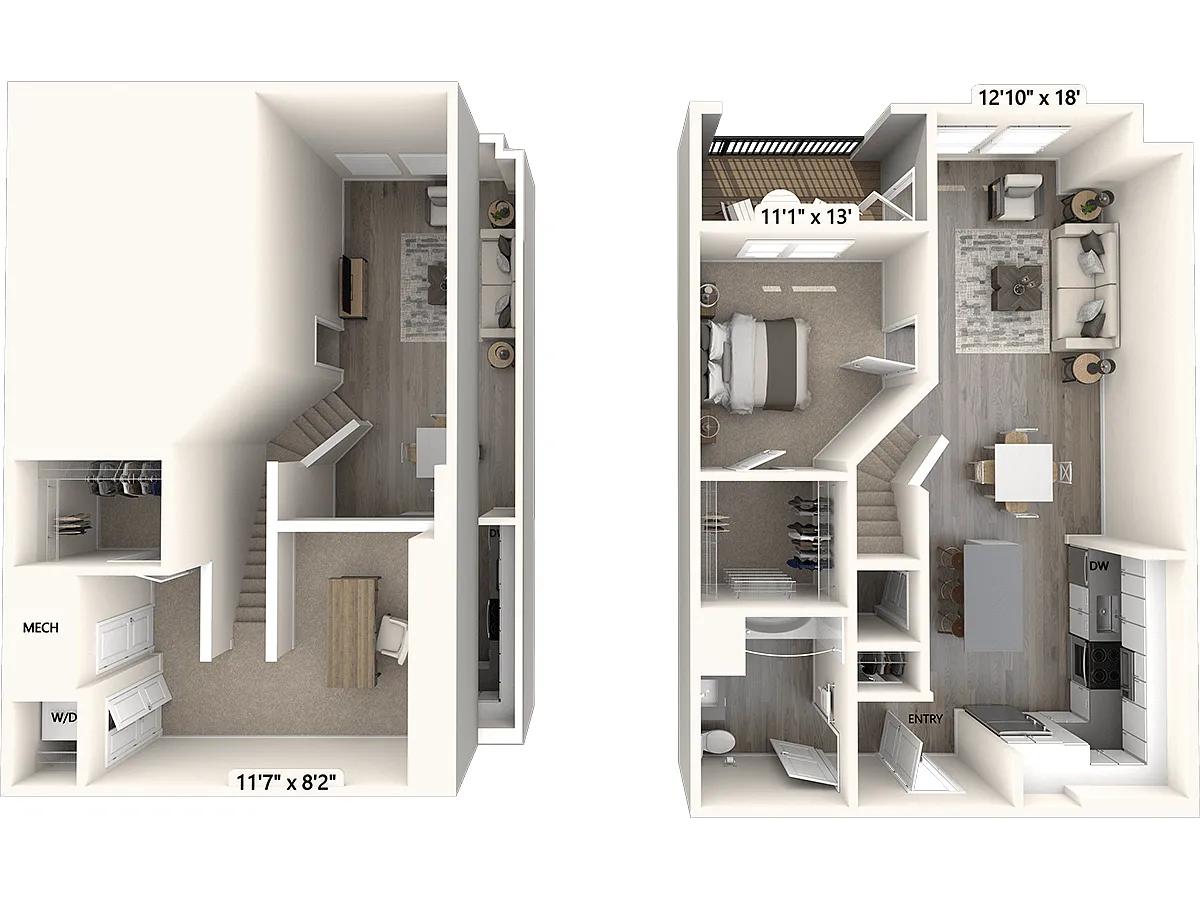 Floor plan A3LU