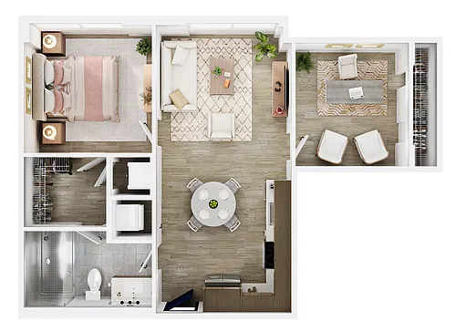 Floor plan A Den