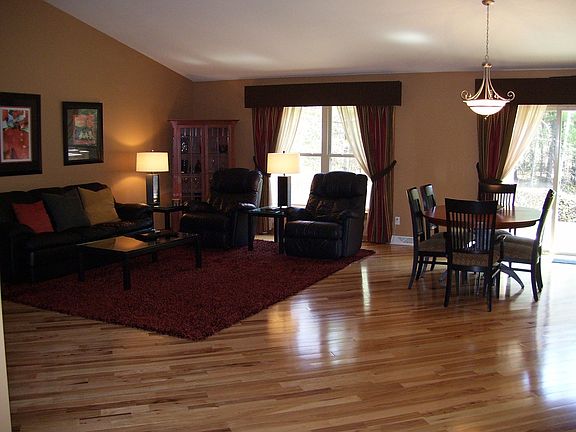 Living room & dining room