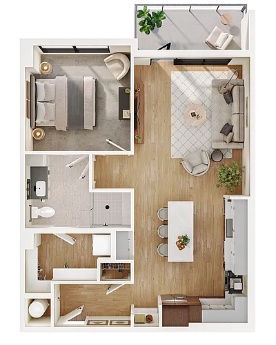 Floor plan A2 Upgraded