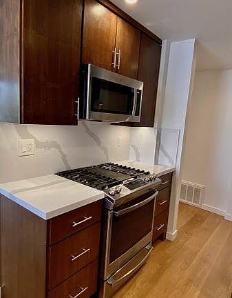 Unit #222 kitchen with GAS stove!