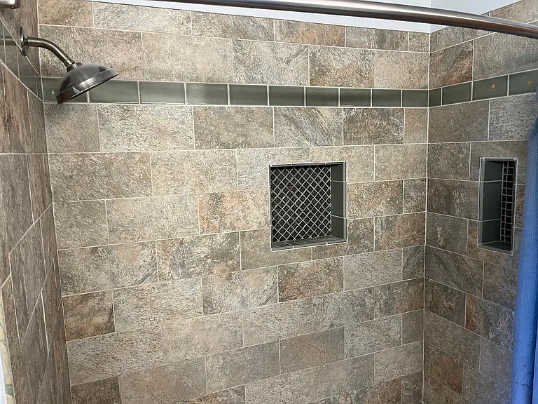 main bath and shower