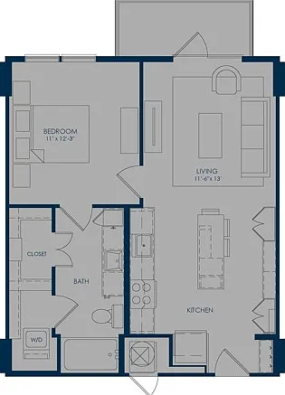 A1: 1bed 1bath A1: 1bed 1bath