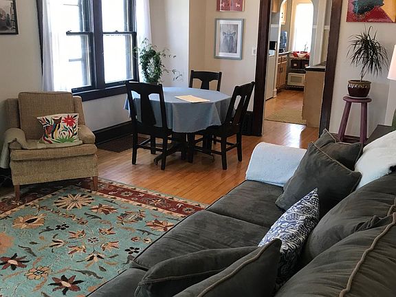 Living room towards kitchen