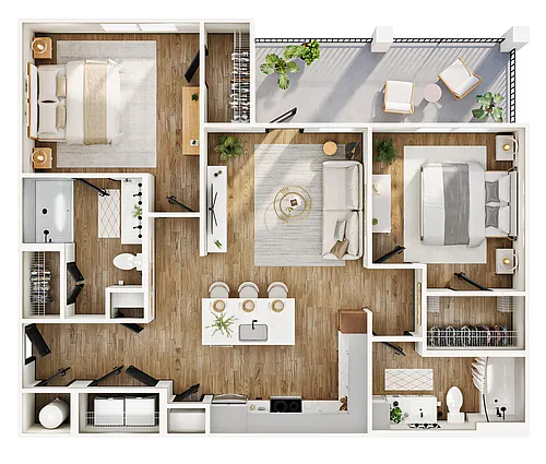 Floor plan B1