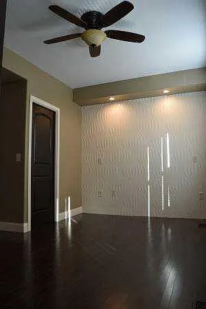 Master bedroom with private bathroom