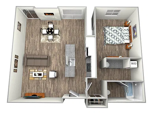 Floor plan 1 Bedroom