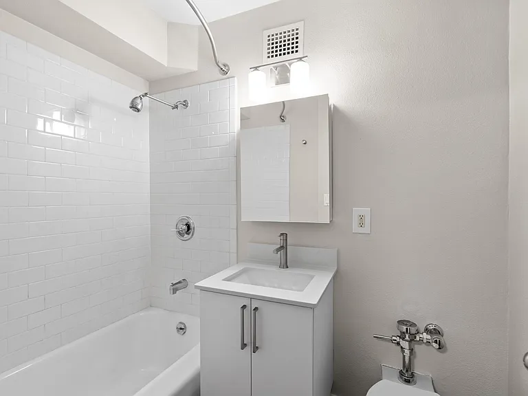 Updated Bathroom at Skye Apartments in Seattle, WA 98121