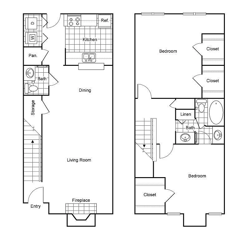 Floor plan B6 - 1278