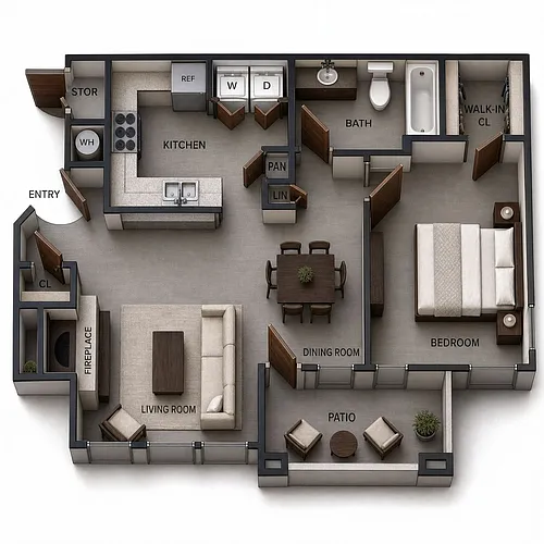 Floor plan Willow